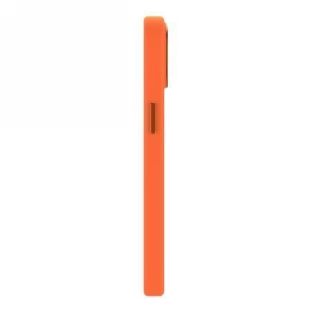Silikonowa Obudowa Ochronna do iPhone 15 Plus MagSafe, Pomarańczowa