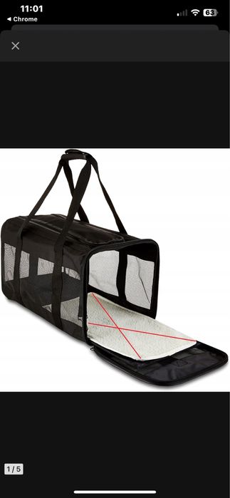 Torba transporter dla psa do 10 kg