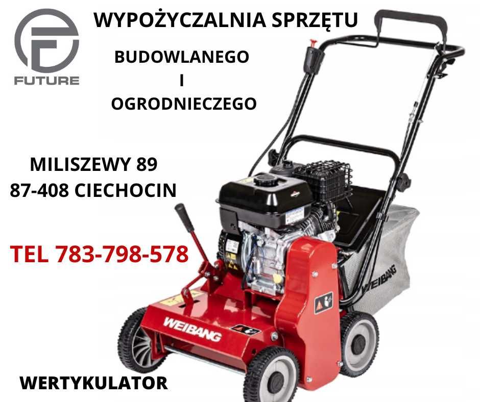 Glebogryzarka z napędem wynajem wypożyczalnia