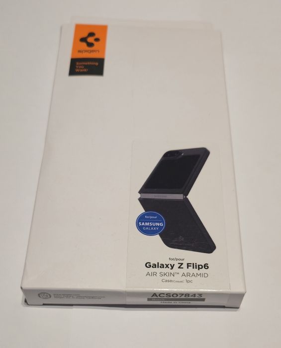 Etui Spigen Air Skin Samsung Galaxy Z FLIP 6 / 7 FE

FE ARAMID BLACK