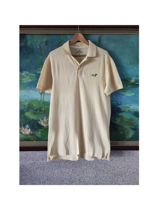 Holister koszulka polo z kołnierzykiem krótki rękaw bluzka t-shirt