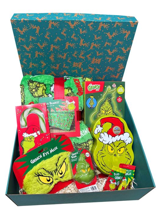 Грінч бокс новорічний подарунок grinch box