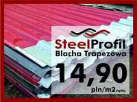 Tanie Blachy Trapezowe T-18 Blacha Trapezowa TRAPEZ ŁÓDŹ Poddębice