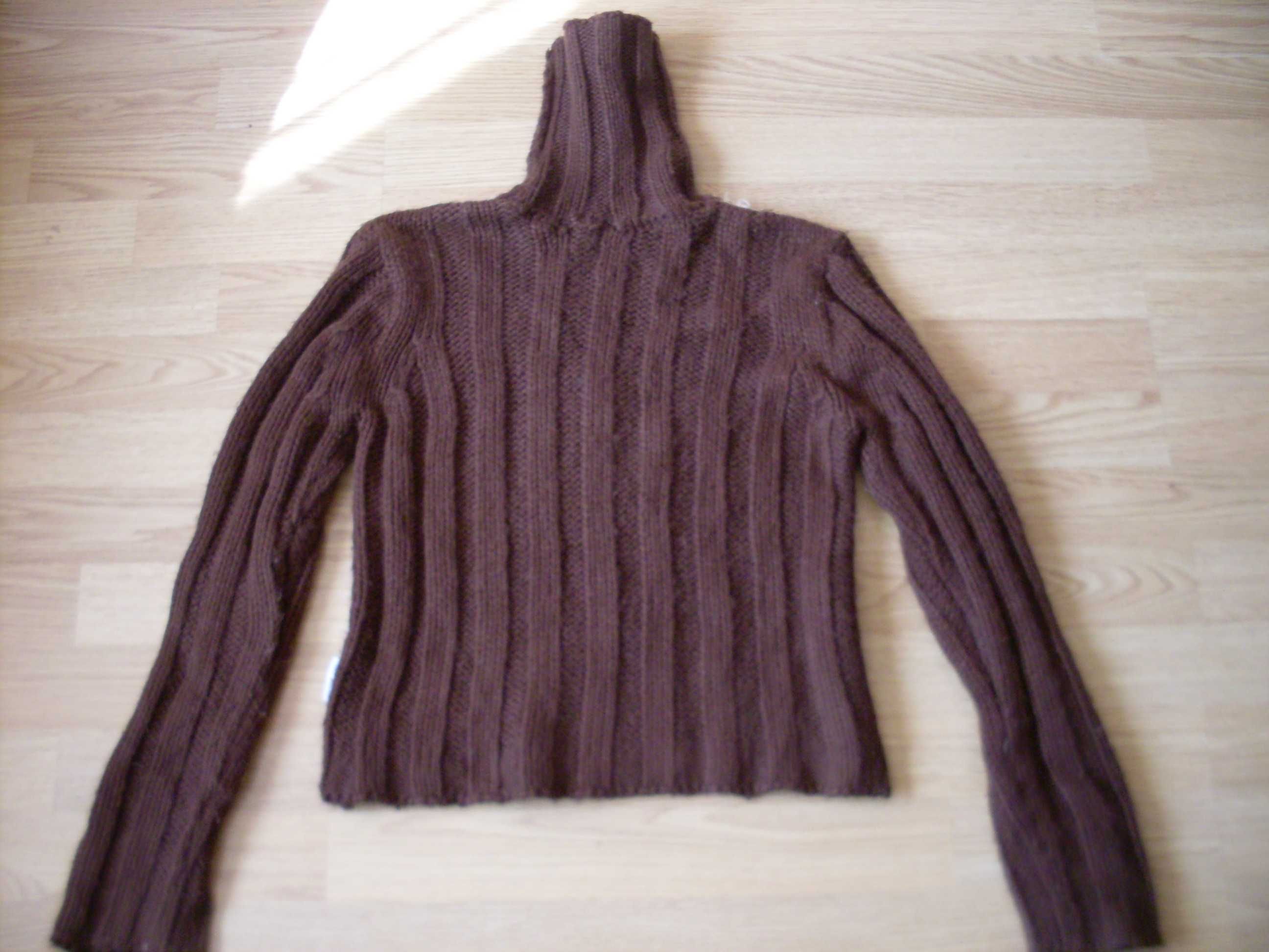 sweter damski golf damski gruby