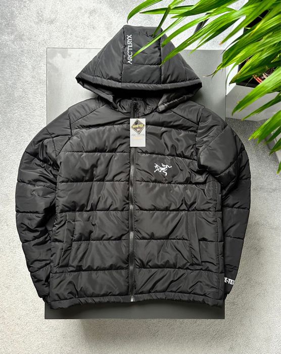 Куртка тепла, зимнова, Arcteryx GORE-TEX, чорна артерикс на гортекс