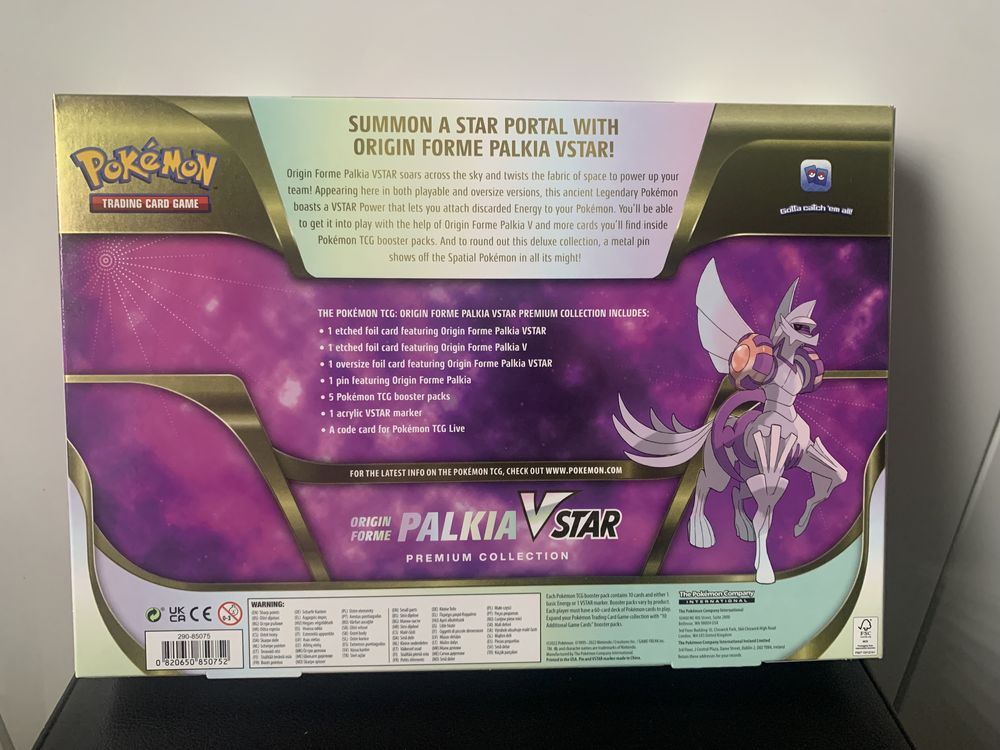 Pokemon TCG: Origin Forme Palkia VSTAR – Premium Collection, oryginal