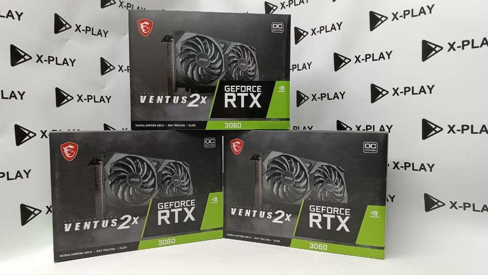 Відеокарта MSI GeForce RTX 3060 VENTUS 2X 12G OC •Нові•Гарантія•