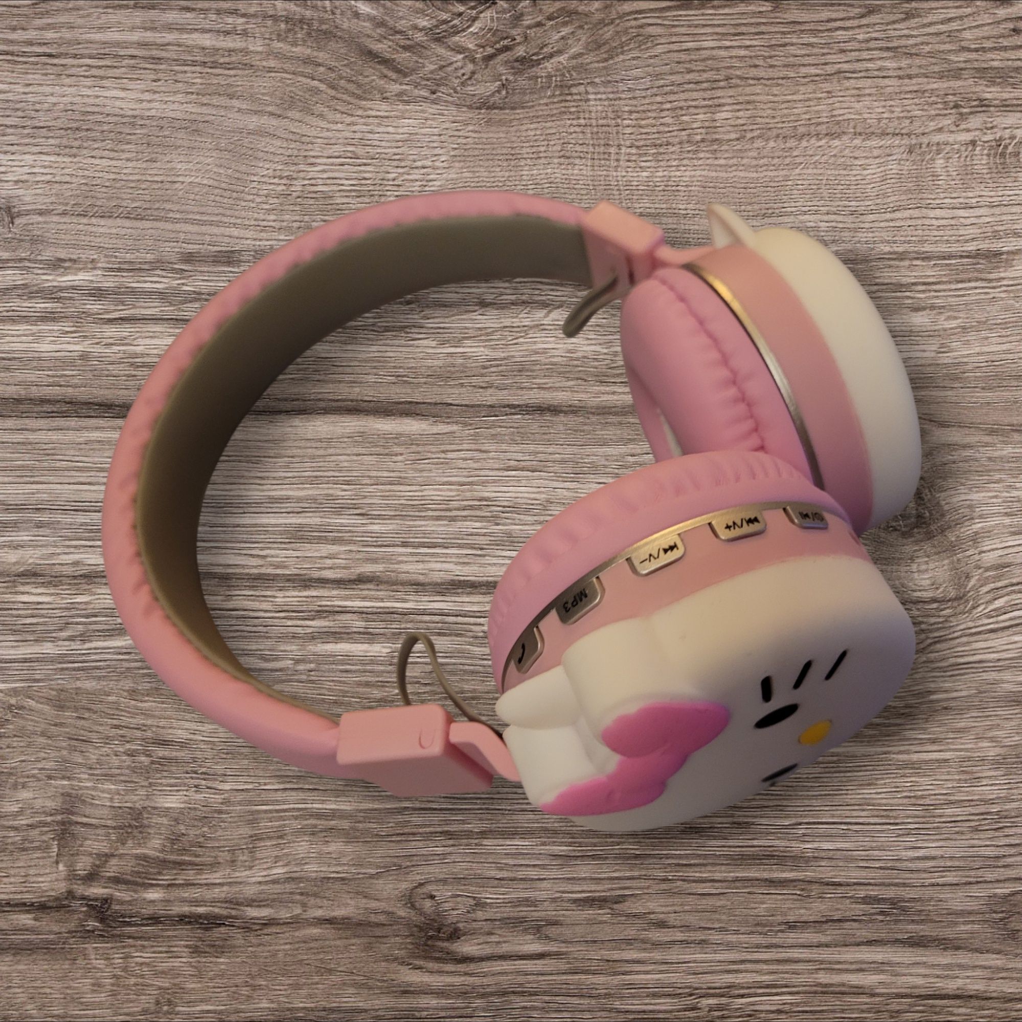 Nowe słuchawki bluetooth Hello Kitty bezprzewodowe i przewodow