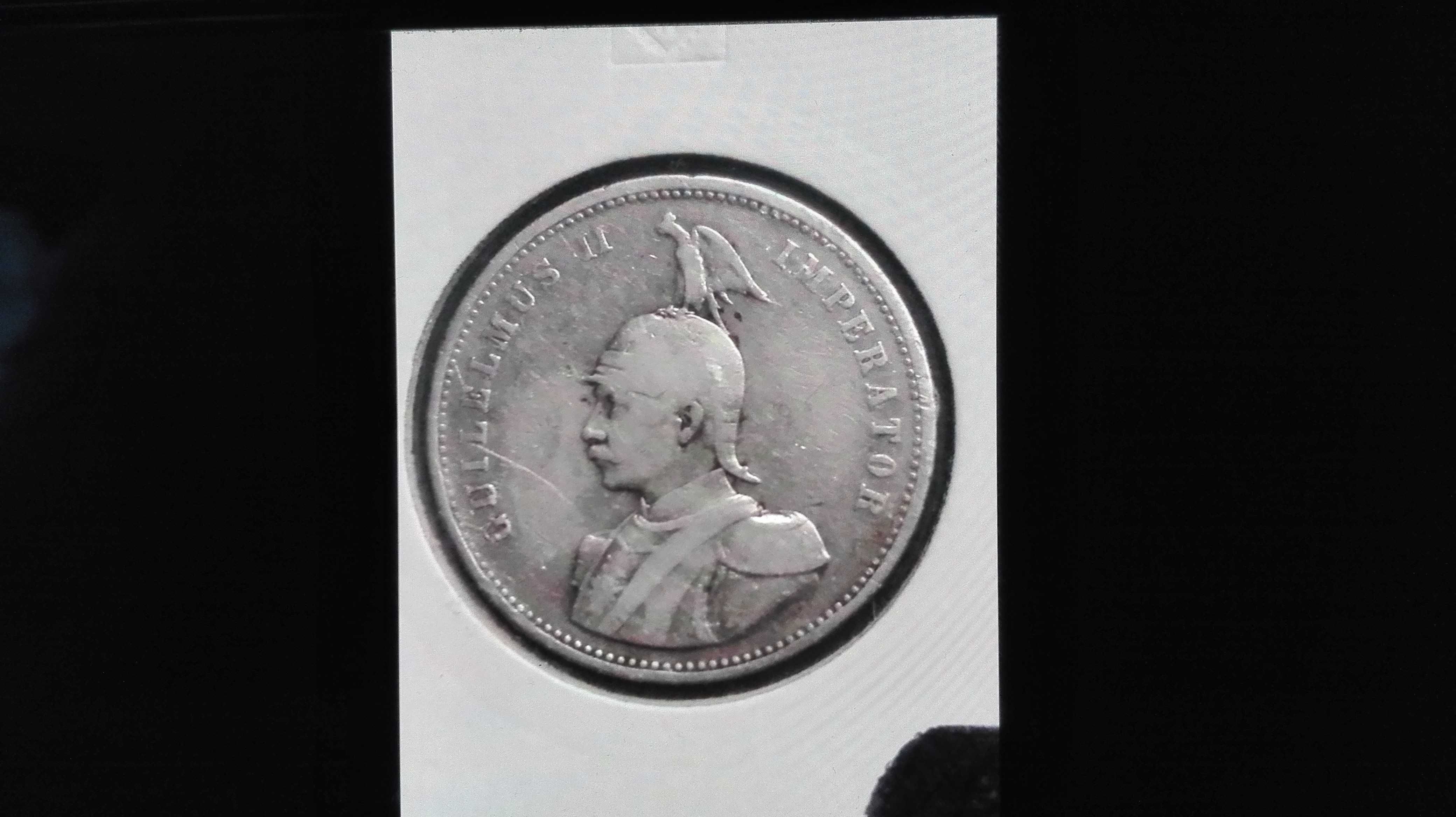 Колониальная Германия Танзания 1 рупия 1898года серебро, оригинал