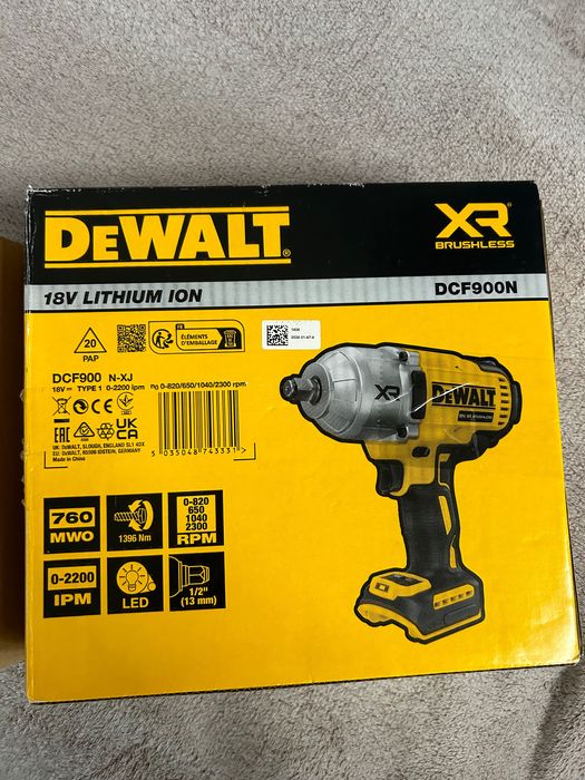 DeWALT гайковерт DCF900N