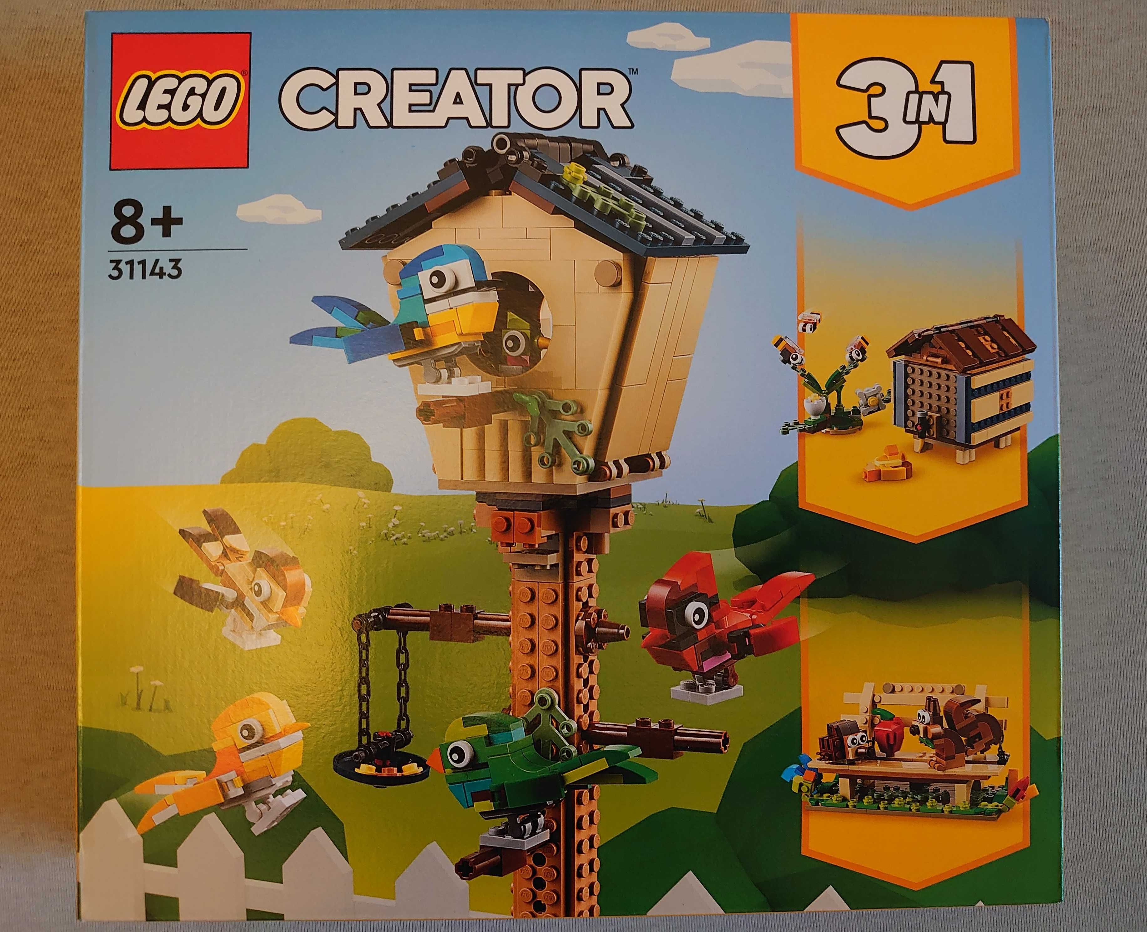 Budka dla ptaków 31143 LEGO Creator 3 w 1