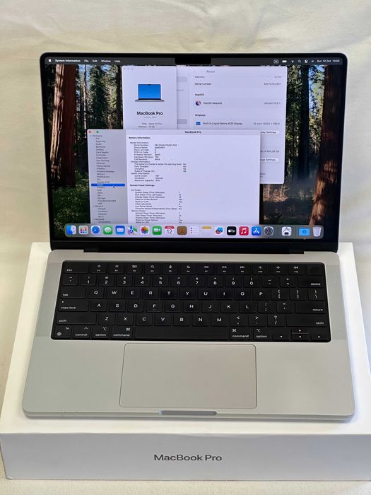 MacBook Pro 14.2”. M1 Pro, 16RAM/500Gb SSD - 91% батарея - Silver