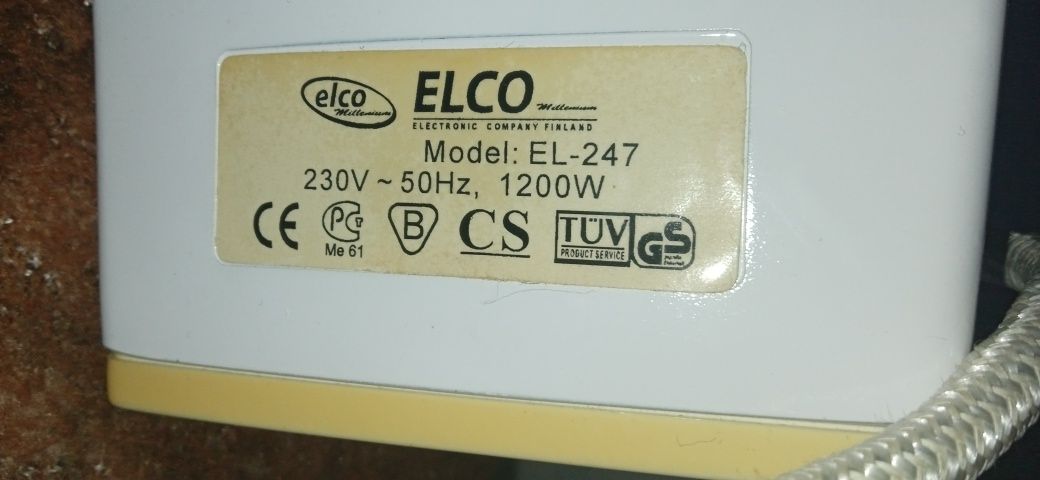 Праска Утюг ELCO Потужність 1200 W