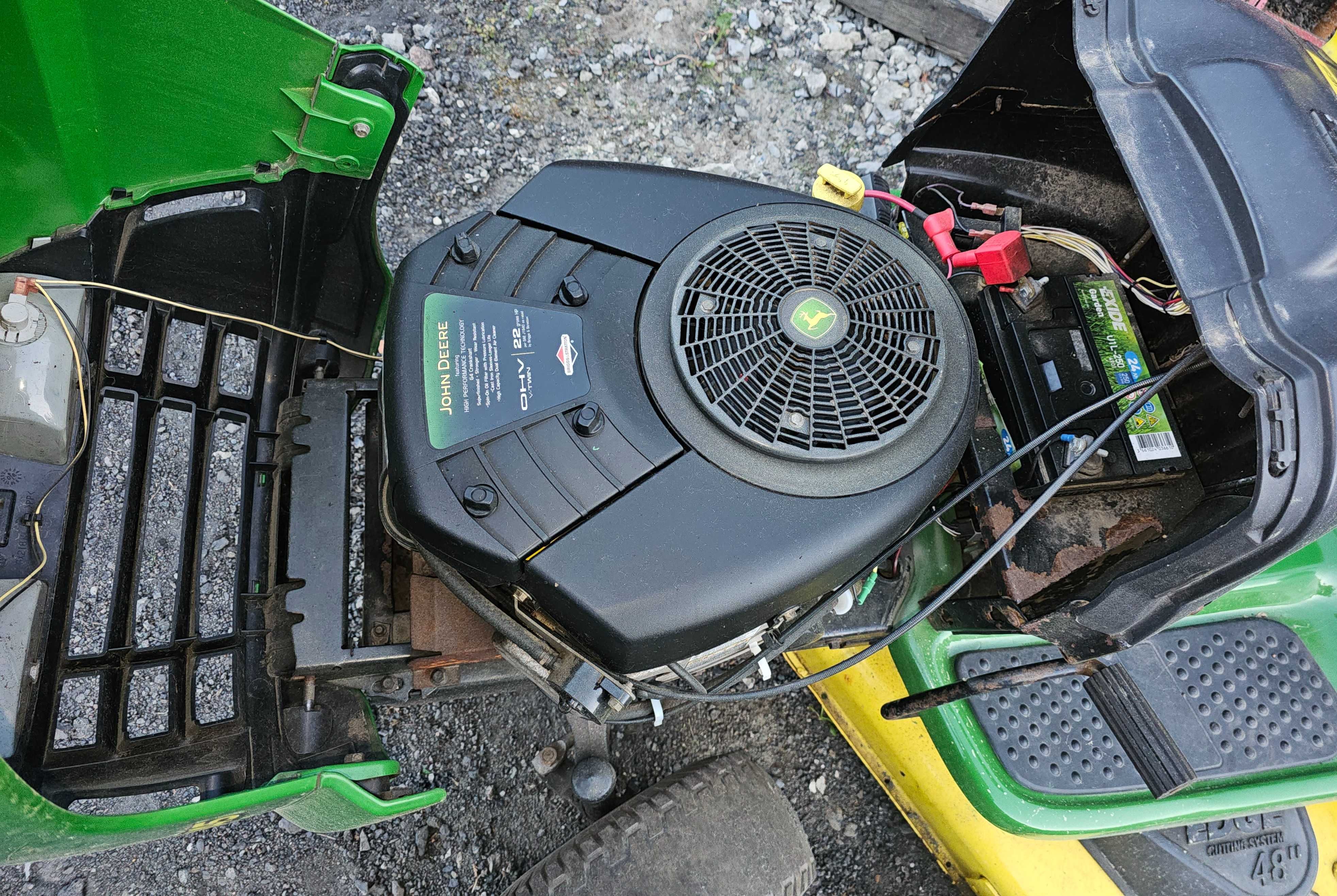 Kosiarka traktorek do trawy   john deere super stan briggs&stratton