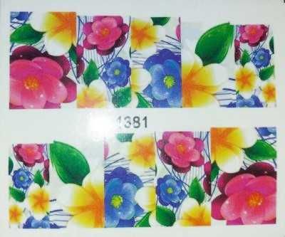 xf1381 naklejki wodne do zdobienia paznokci