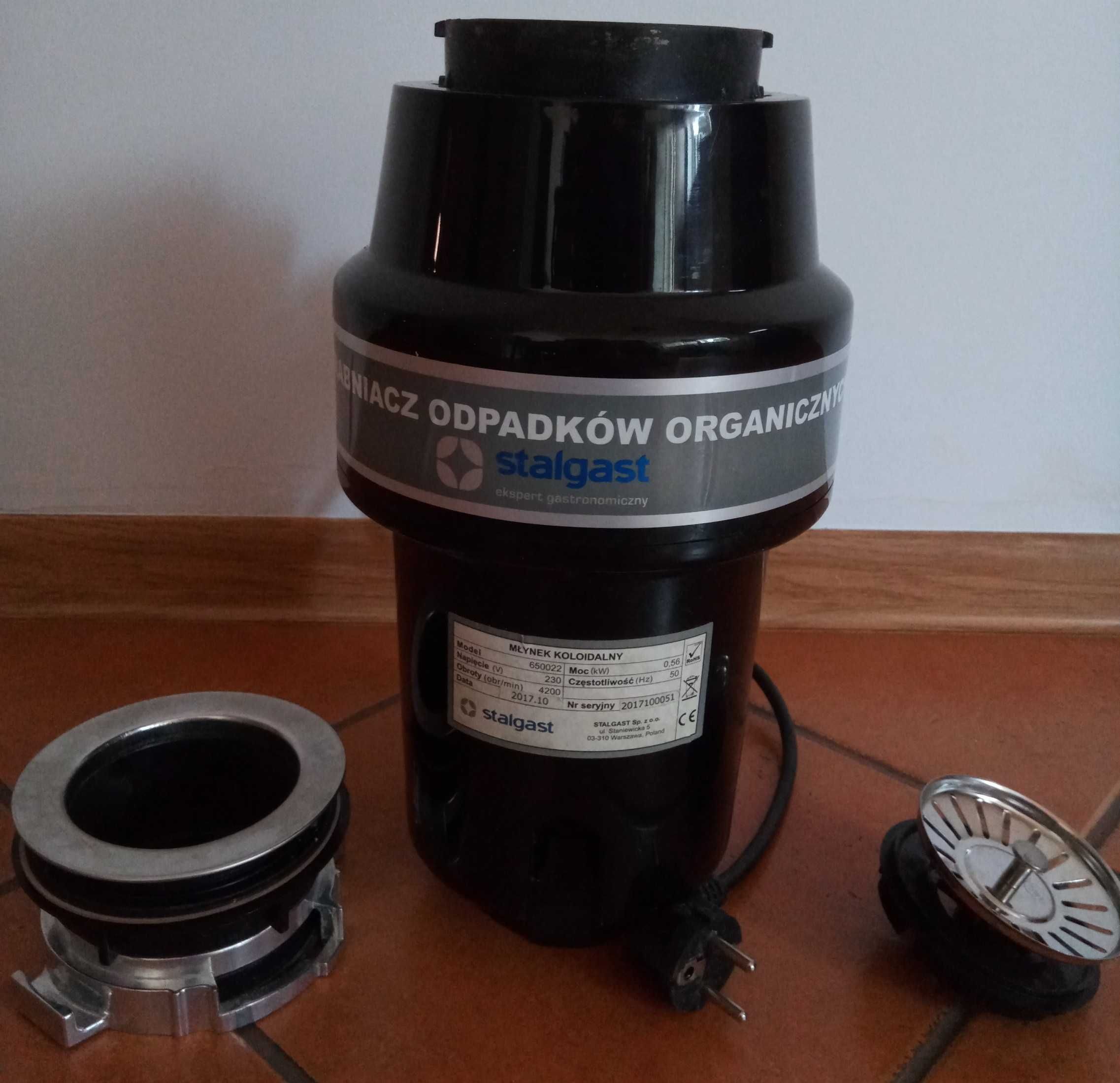 Rozdrabniacz odpadków organicznych - młynek koloidalny STALGAST