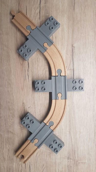 3 x most lego duplo do toru drewnianego Ikea Brio Lidl