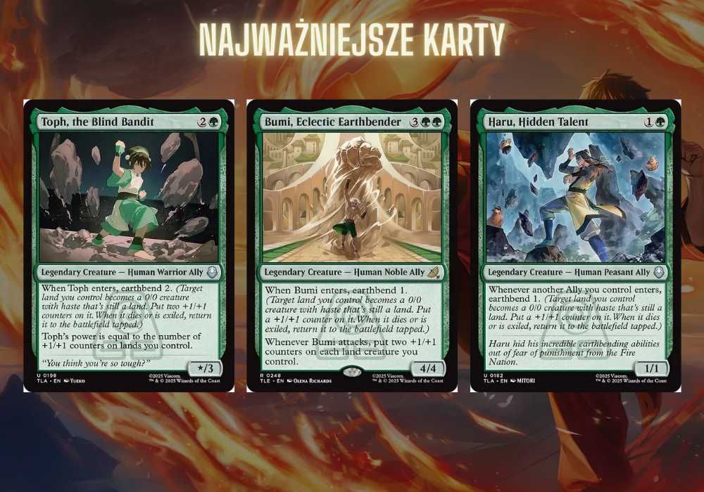 Magic the Gathering Commander | Avatar, Toph Metalbender, earthbending