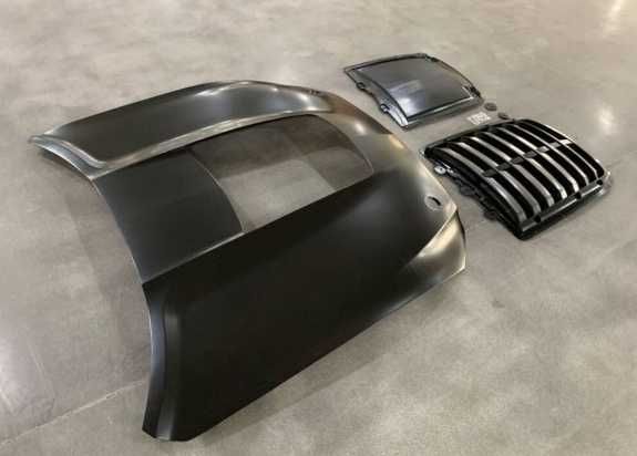 Капот алюміній GT500 Style Ford Mustang 2015-2017, 295337