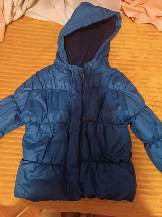 Casaco impermeável quentinho 5 anos