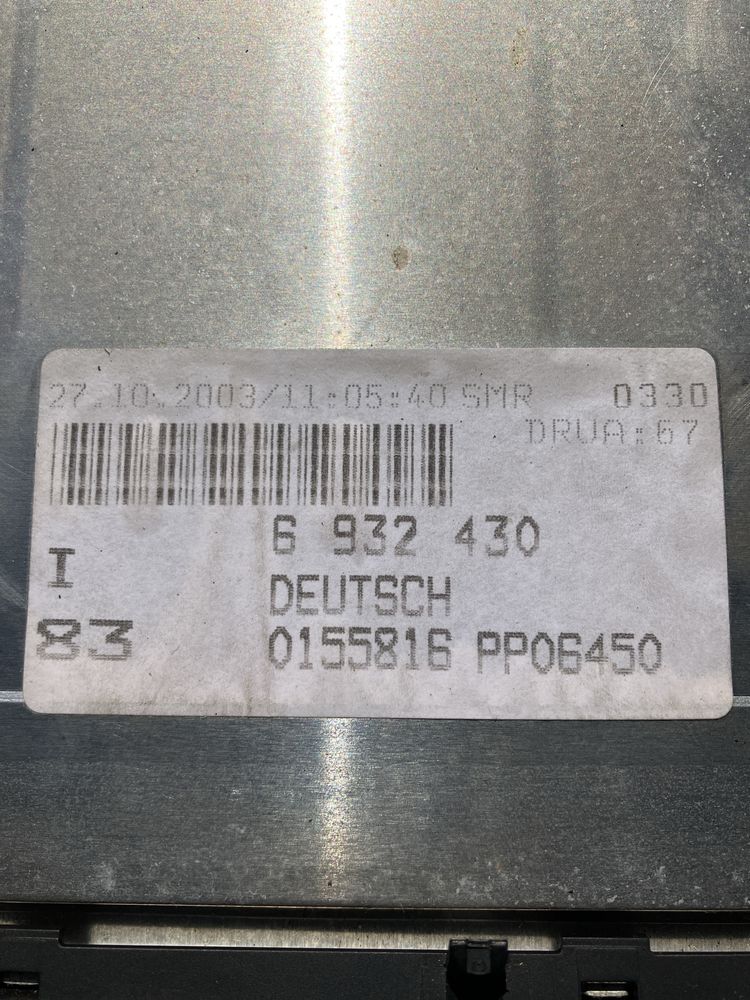 BMW E46 - radio CD business