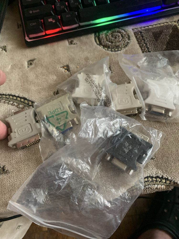 Переходник вга на дивиай  vga dvi