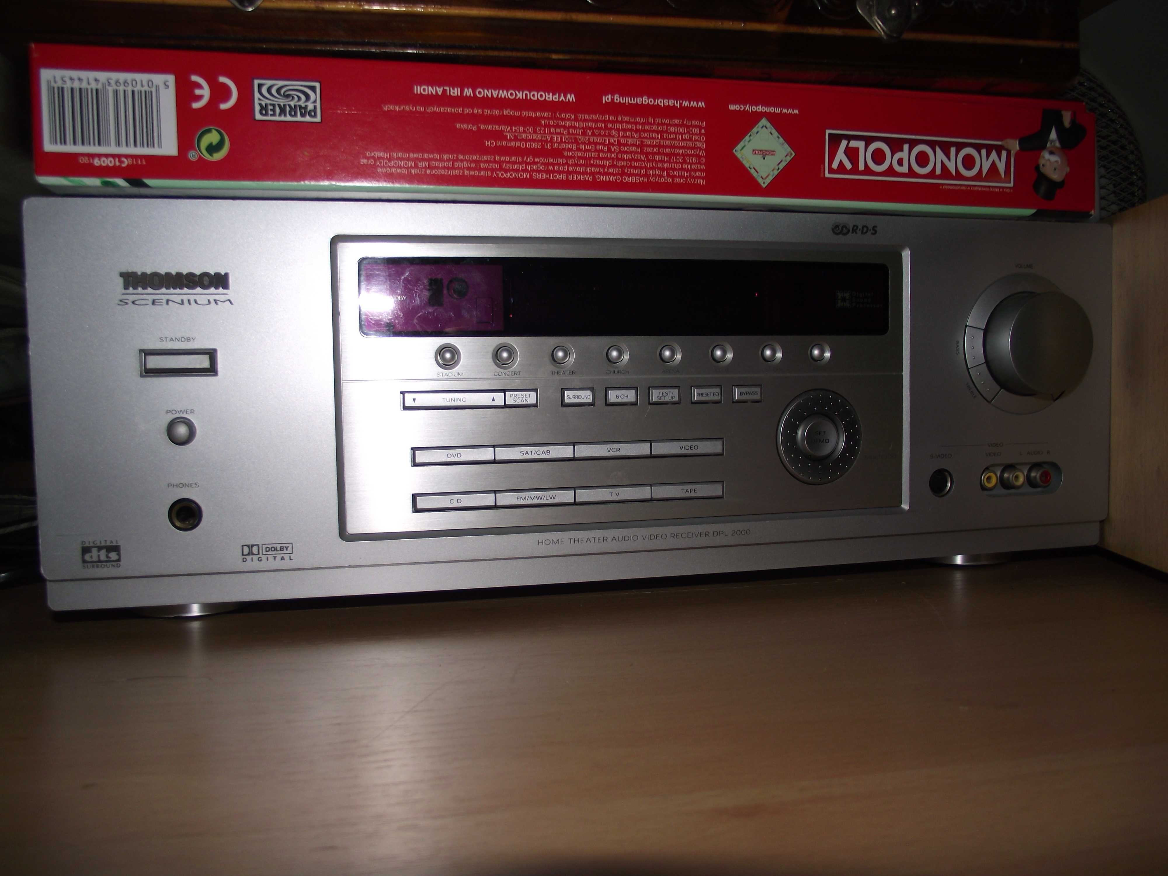 kino domowe Thomson DTS (Francja) + 6 kolumn ELTAX (Dania) 180W