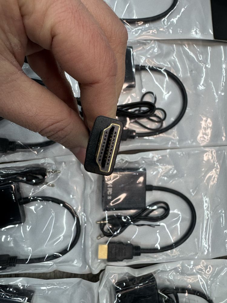 Перехідник HDMI to VGA зі звуком