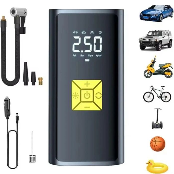 Акумуляторний компресор 6000мАh/павербанк/компрессор/подарунок