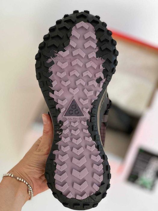 Мужские кроссовки Nike ACG Mountain Fly Low Black&Purple. 40-45