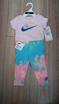 Body krótki rękaw + legginsy NIKE 6m 62-68