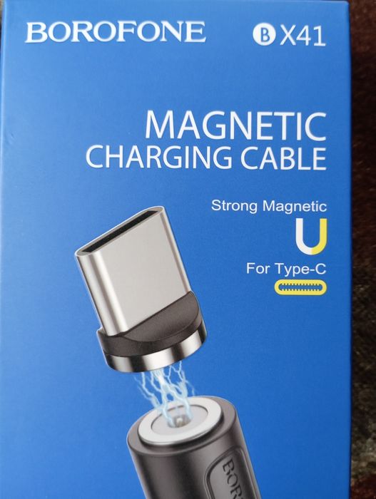 Магнітний зарядний кабель Type-C