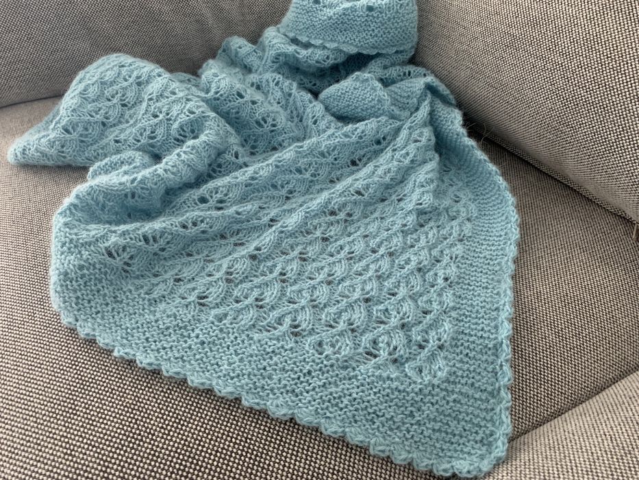 Kocyk ręcznie robiony 100% alpaka