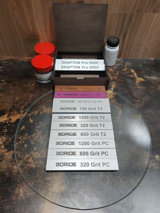 Камни бруски для заточки ножей BORIDE