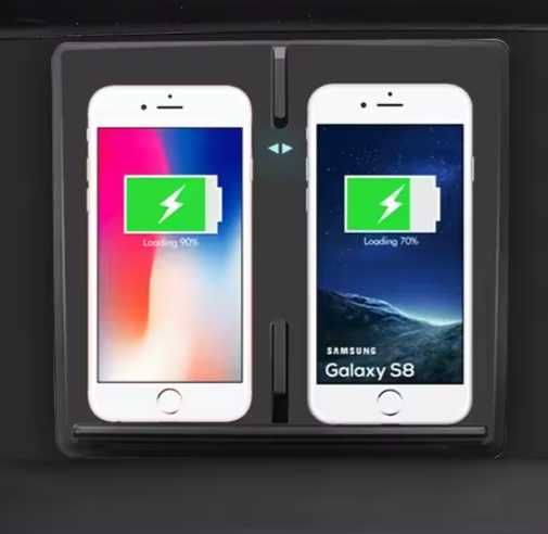 Бездротова зарядка tesla model 3