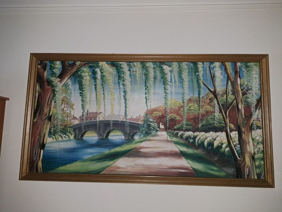 Quadro paisagem rural - A Ponte