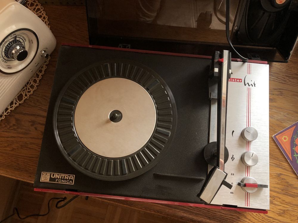 Gramofon 1974 sprawny działa Mister Hit Unitra Fonica