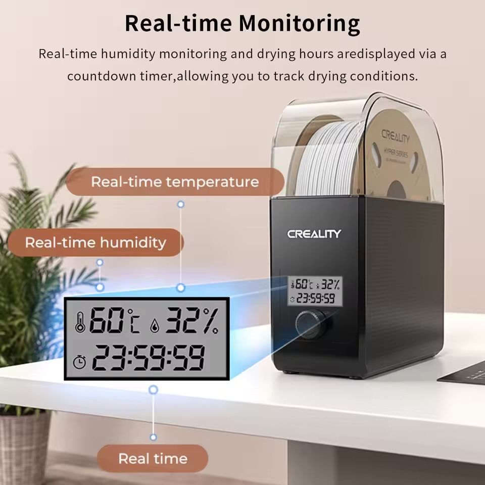 Сушарка для ниток Creality, FILAMENT DRY BOX 2.0 оновлений вентилятор