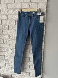 Spodnie jeansy skinny fit H&M 164