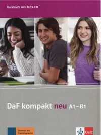 DaF Kompakt Neu A1/B1 Kursbuch + CD LEKTORKLETT - praca zbiorowa