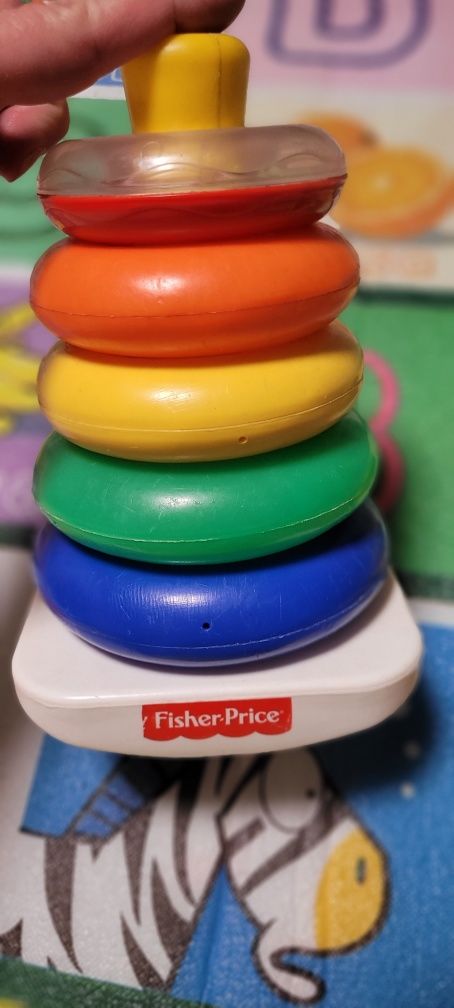 Пірамідка  дитяча fisher price фишер прайс