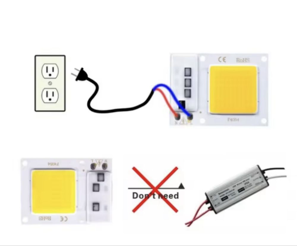 LED чіп  10 Вт для прожектора
