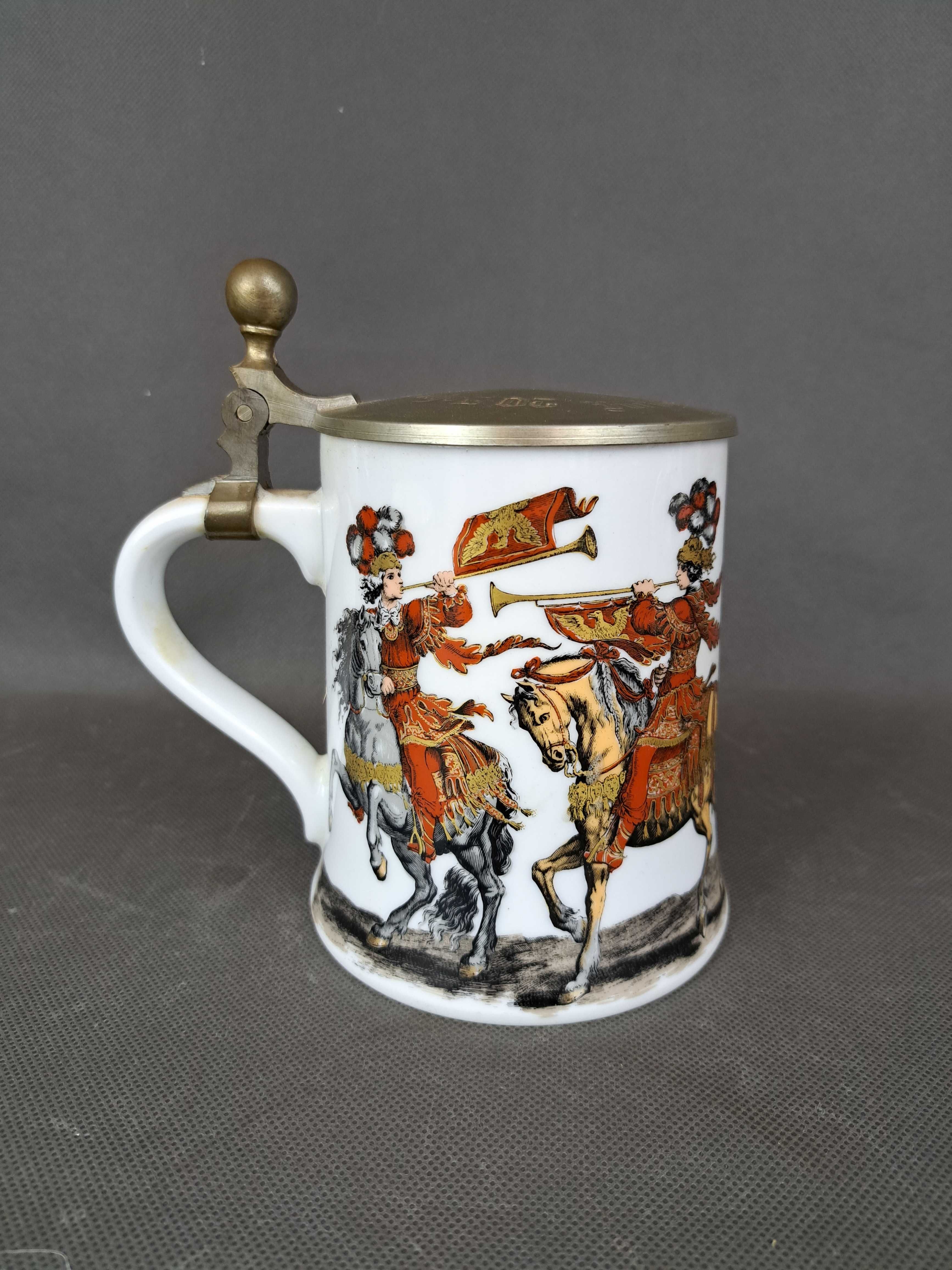 Kolekcjonerski kufel porcelanowy Kaiser