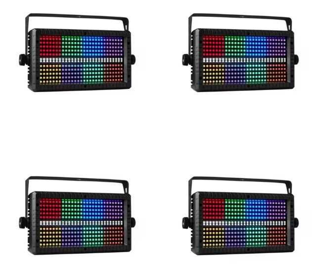 Efeito Led strob e wash