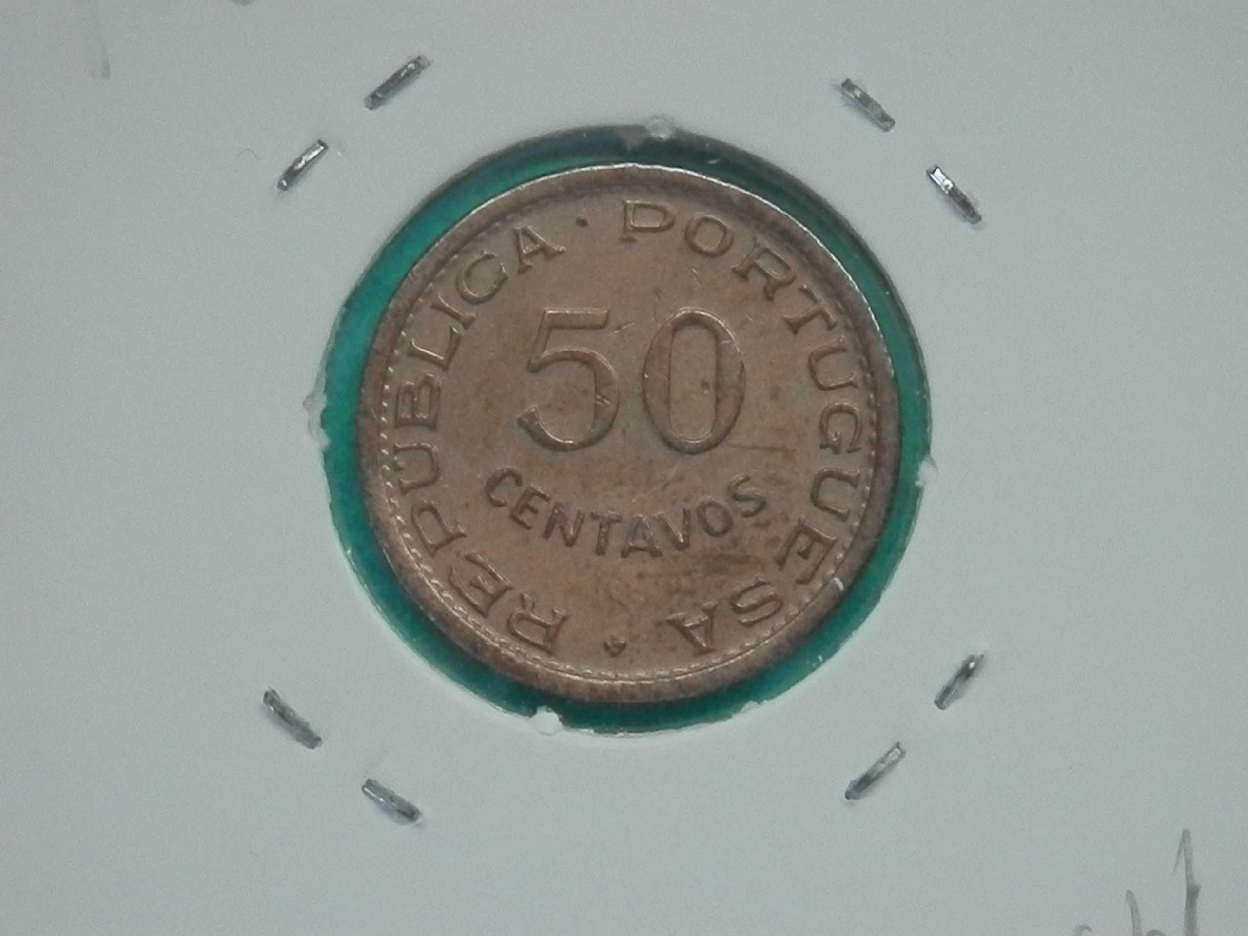 501 - Moçambique: 50 centavos 1957 bronze, por 1,50