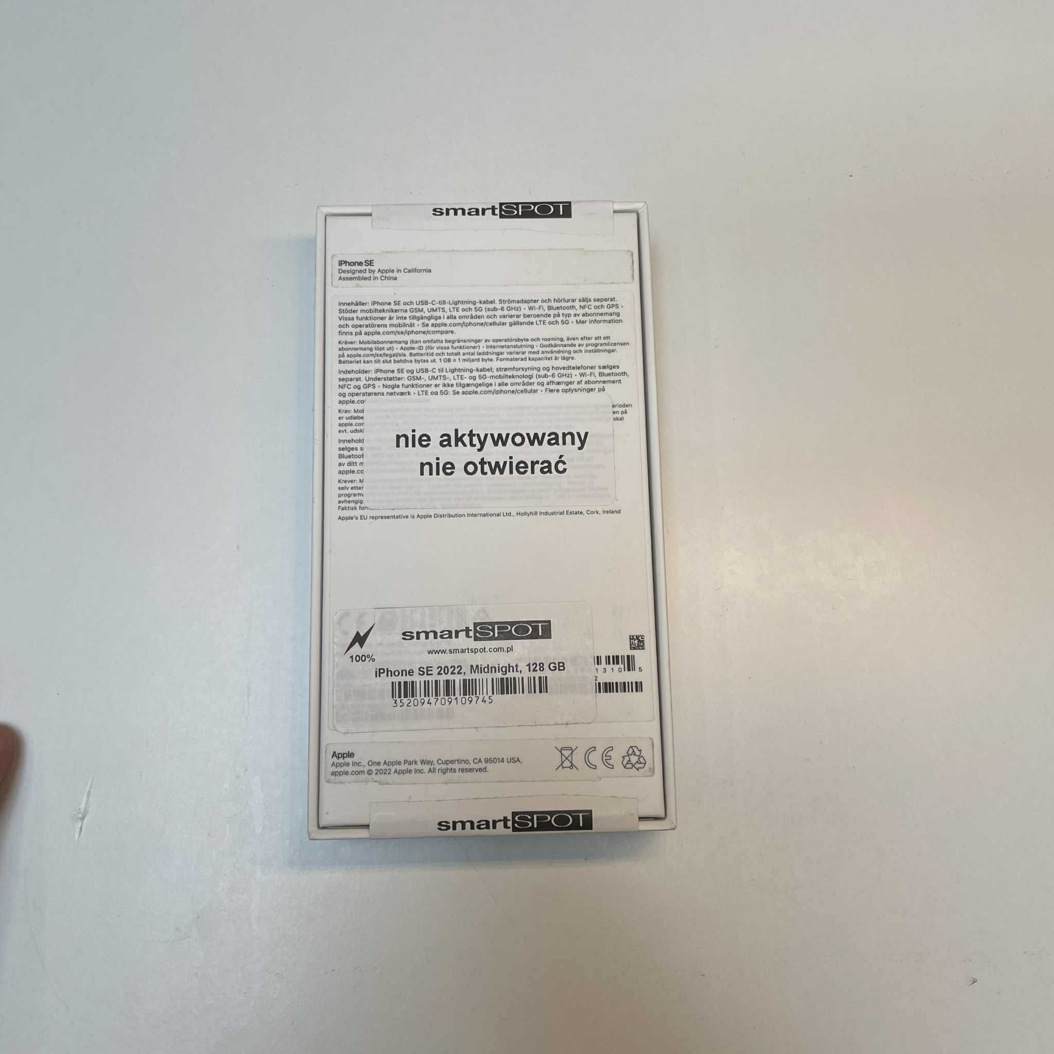 iPhone SE 2022 Midnight | 24 mies gwarancji | raty 0%