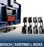 Suportes para l boxx bosch proficional 4 peças