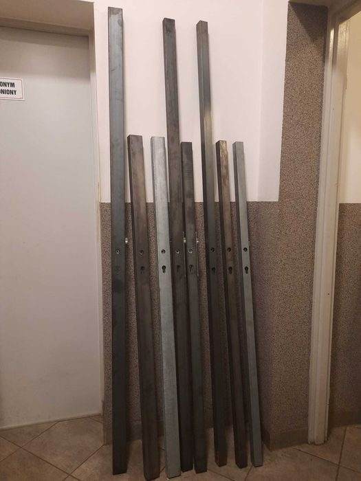 Słupek, belka furtki H 1500, 40x40 + zamek ZW22