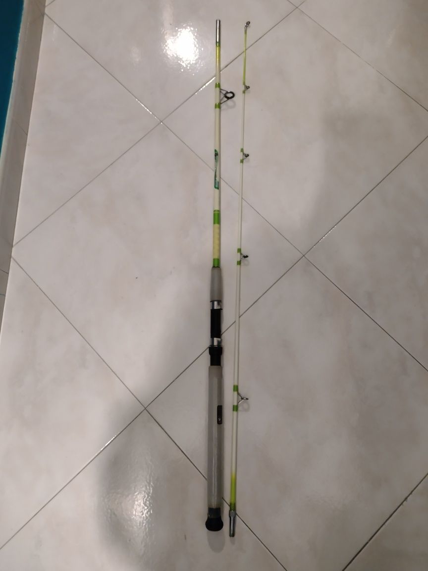 Cana pesca 2,20 fibra vidro