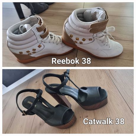 Sprzedm buty, sneakersy, adidasy, sandaly, Reebok i Catwalk rozm 38